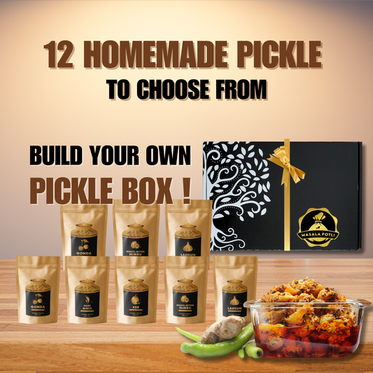 Indian Pickle Trial Pack - Choose Any 8 Achaar from 12 Authentic Flavors | Traditional Homemade Pickles