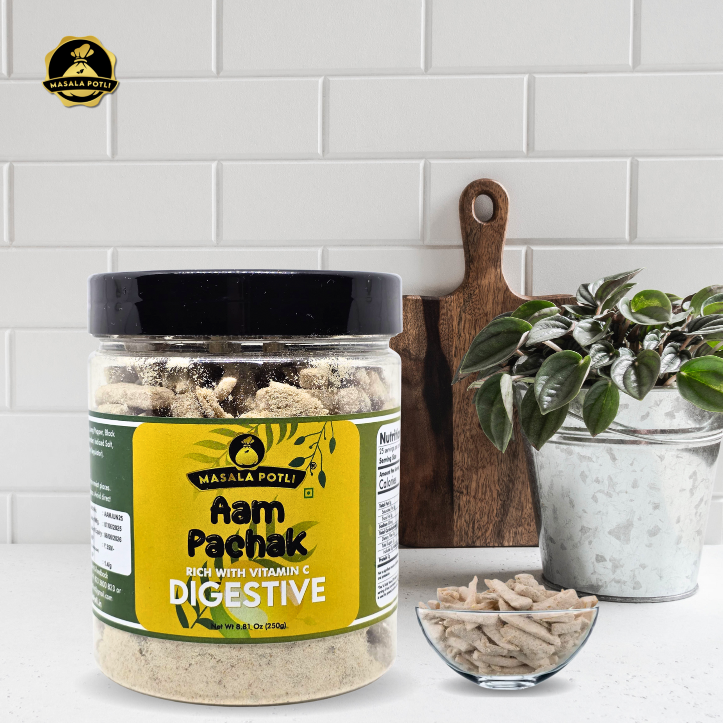 Chatpata Aam Papad - Traditional Digestive Sweet & Tangy Mango Mukhwas, 250g