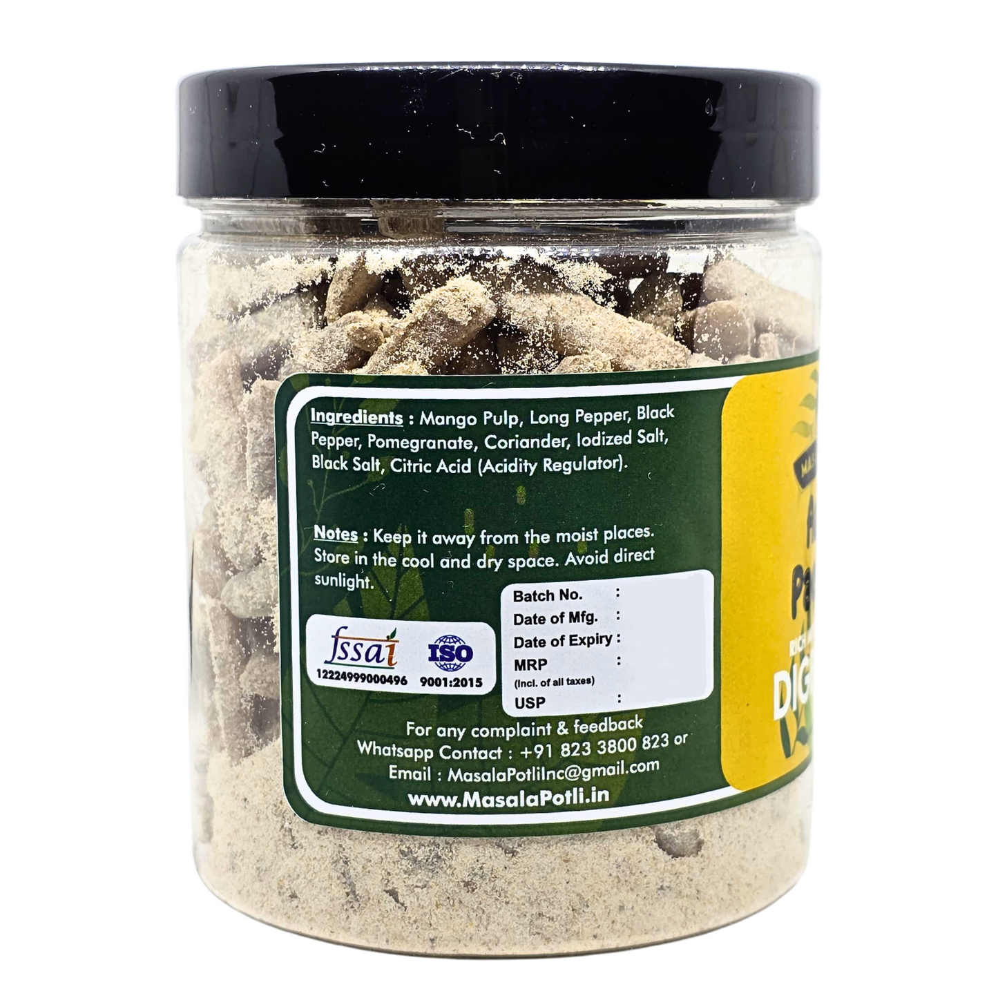 Chatpata Aam Papad - Traditional Digestive Sweet & Tangy Mango Mukhwas, 250g