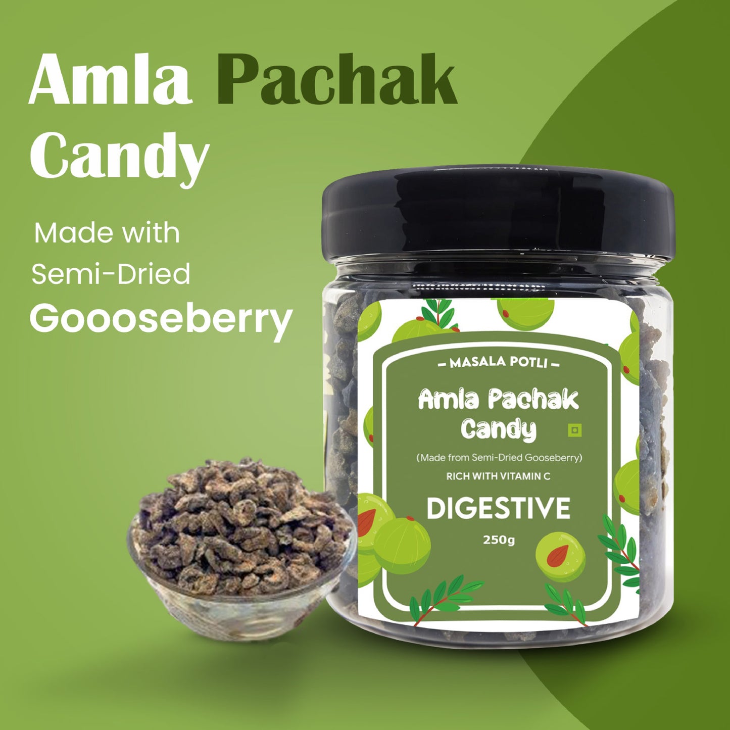 Salty Amla Pachak Candy 250g