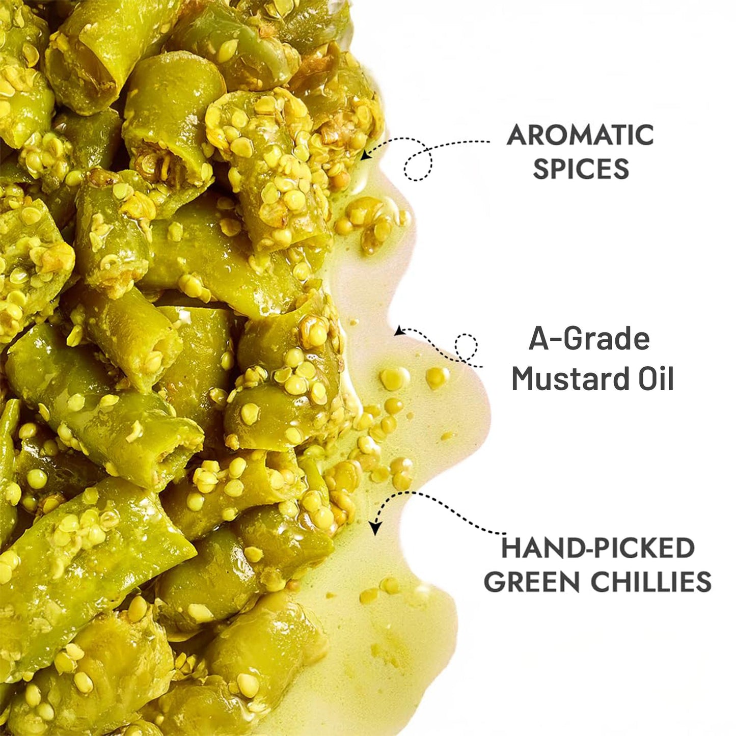 Rajasthani Hari Mirch Achar (Green Chilly Pickle) 500g