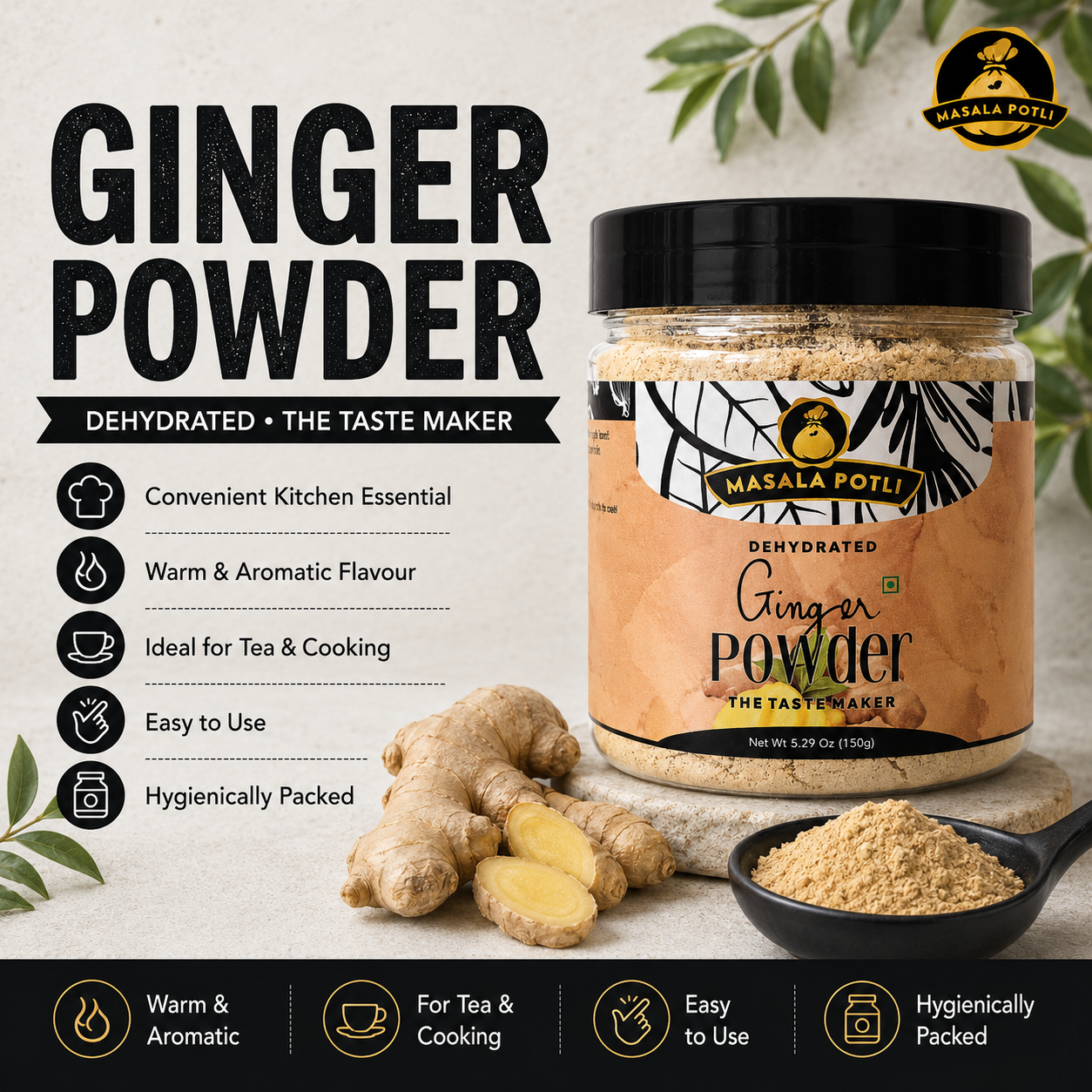 Dry Ginger Powder 150g | Sonth Powder