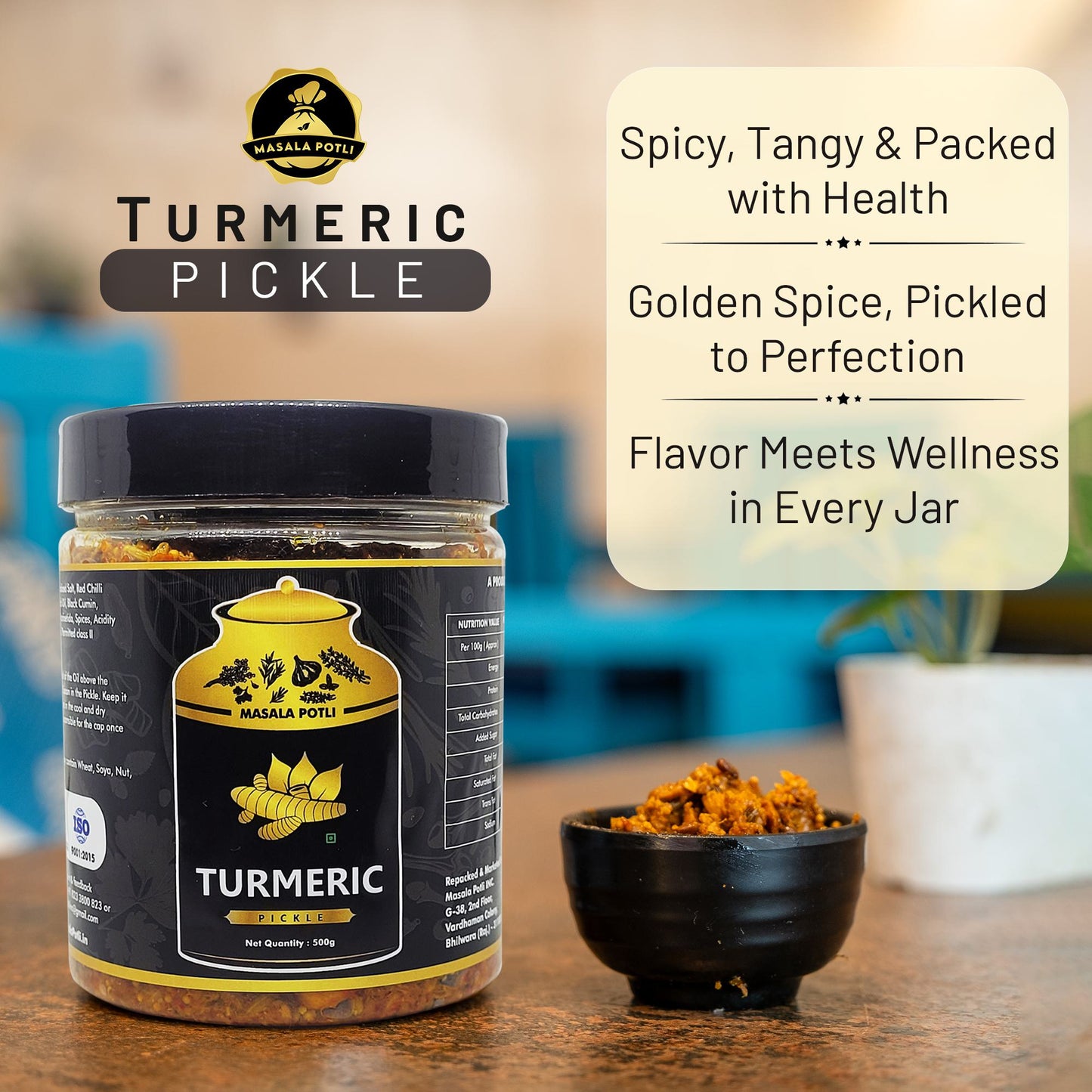 Rajasthani Baarik Haldi Achaar (Turmeric Pickle) 500g