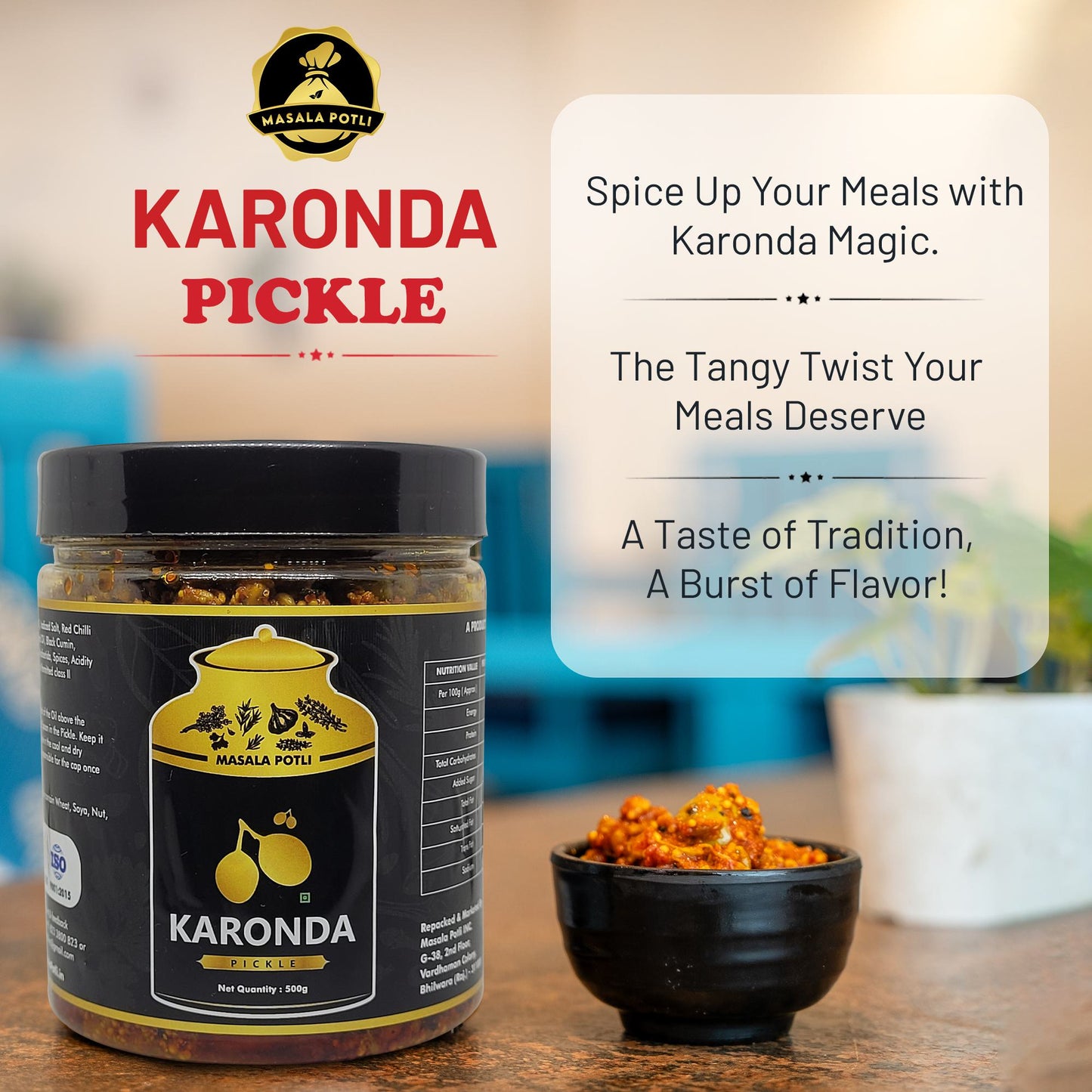 Rajasthani Karonda Achaar (Bengal Currant Pickle) 500g