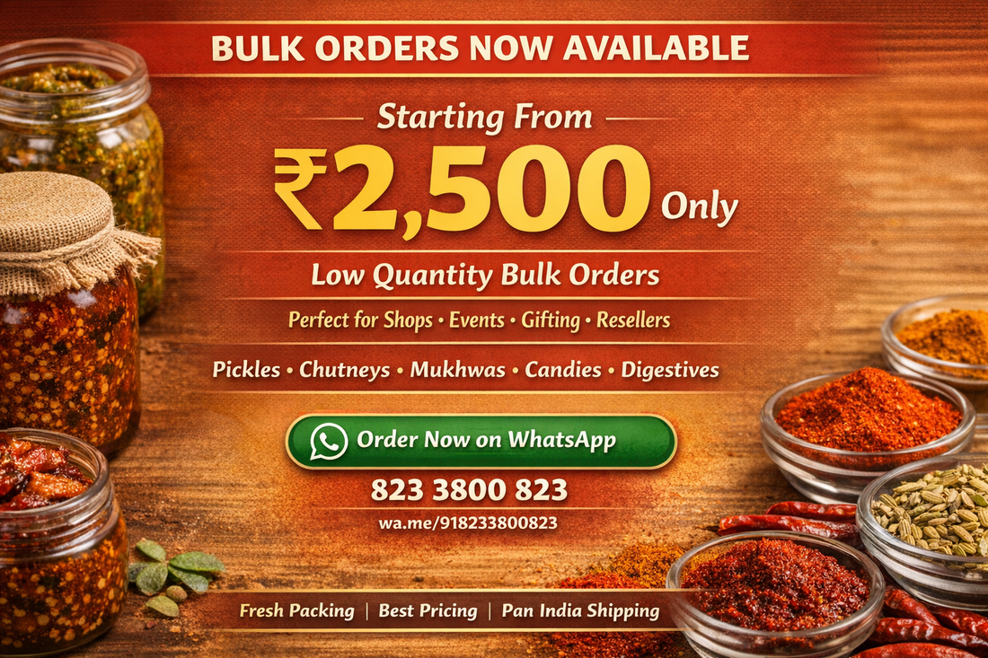 Bulk Orders (Starting ₹2,500+)