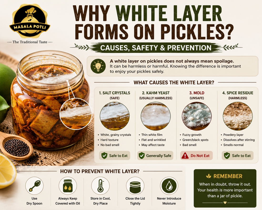 Why Does a White Layer Form on Pickles? Is It Safe to Eat?
