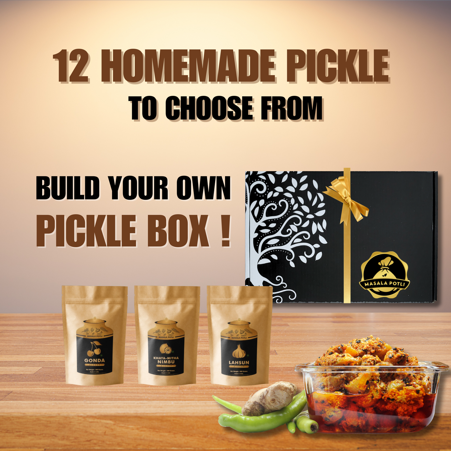 Pack of 3 - Pickle Trial Pack (Achaar)