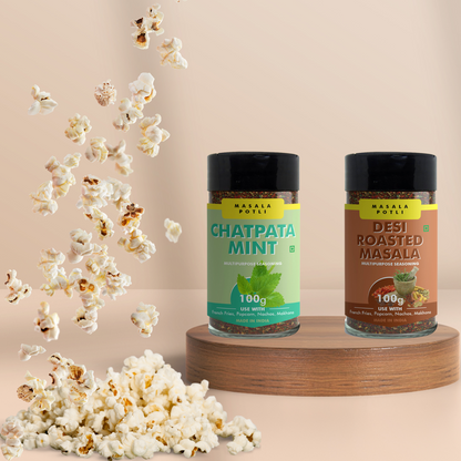 Masala Potli Chatpata Mint and Desi Roasted Seasoning combo