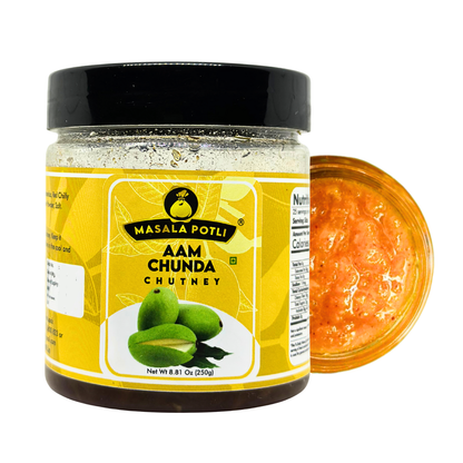 Masala Potli Aam Chunda Raw Mango Chutney 250g front pack
