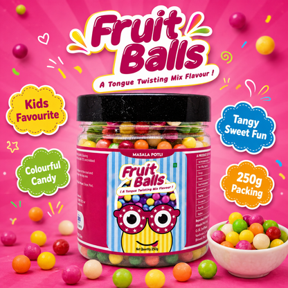 Fruit Ball & Natkhat Balls Combo | 250g + 250g