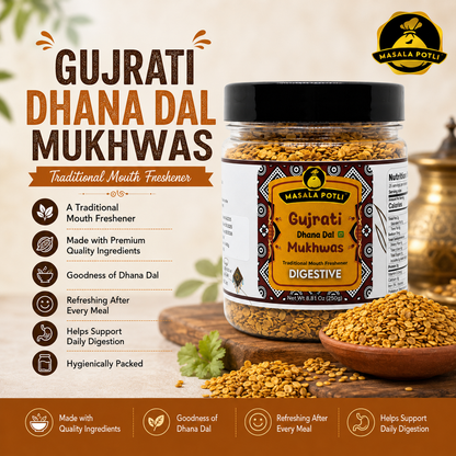 Masala Potli Dhana Dal Mukhwas Roasted Coriander Mouth Freshener 250g