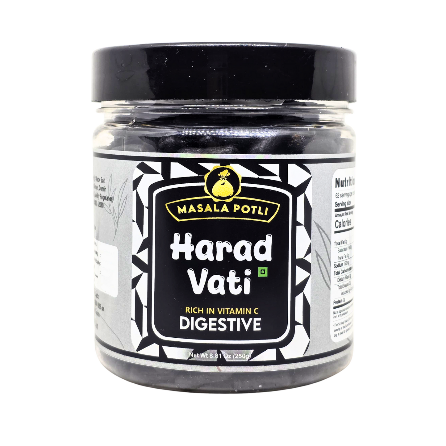 Masala Potli Harad Vati Churan 250g - Chatpati Digestive for Gas & Bloating Relief