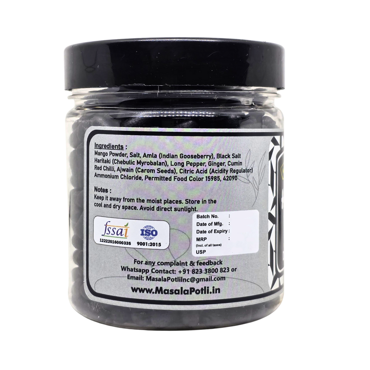 Masala Potli Harad Vati Churan 250g - Chatpati Digestive for Gas & Bloating Relief