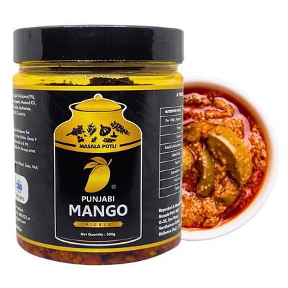 Masala Potli Punjabi Keri Mango Pickle 500g front pack