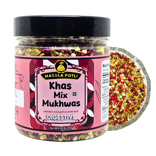 Masala Potli Khus Mukhwas 250g - Traditional Sweet Minty Mouth Freshener & Digestive Mix