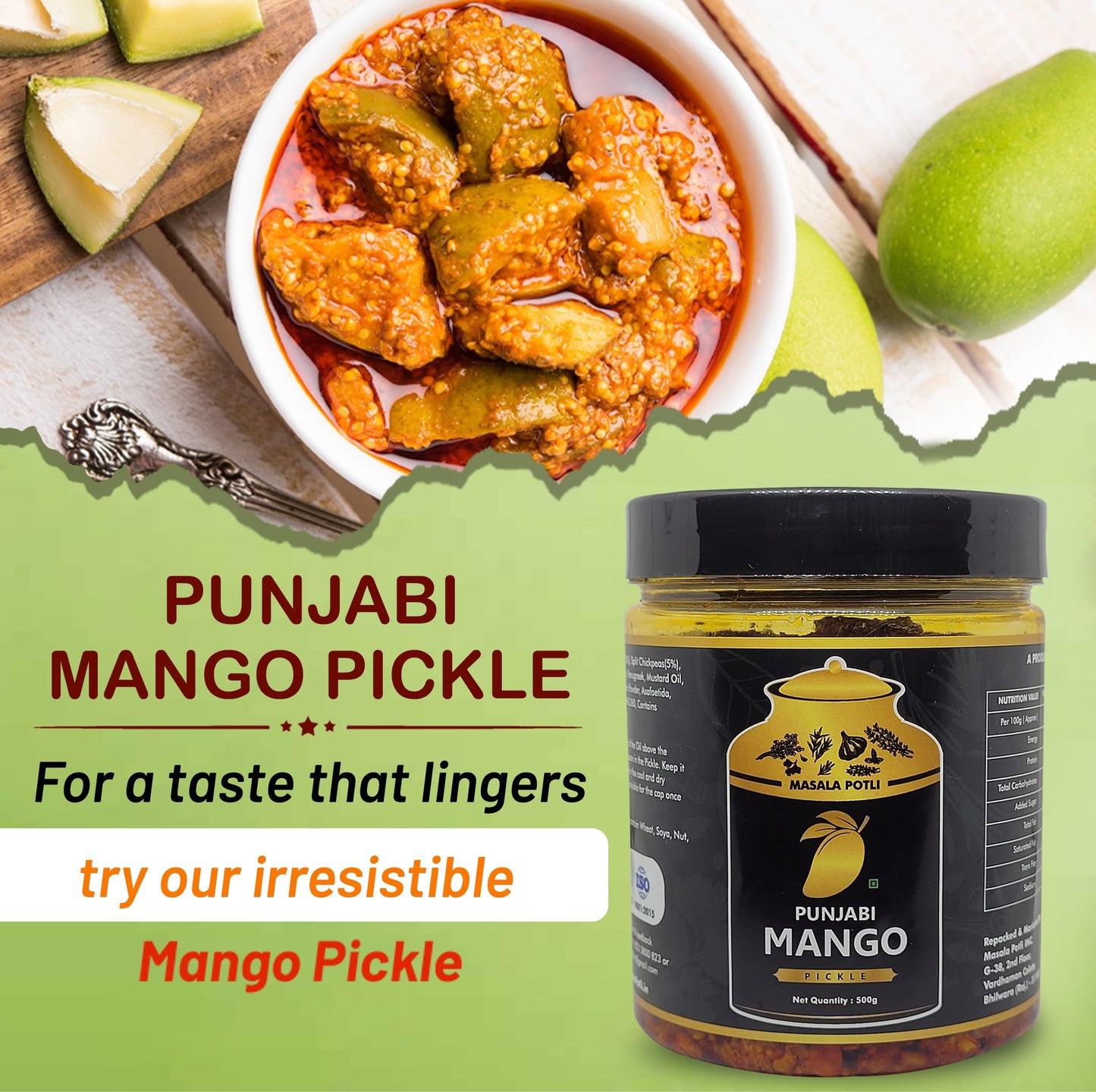 Punjabi Keri Ka Achar (Mango Pickle) 500g