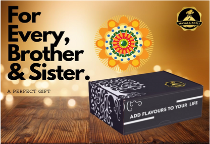 Masala Potli Rakhi Gift Box contents and details