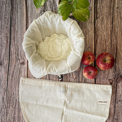 Masala Potli Strainer Bag product photoshoot