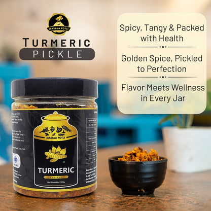 Masala Potli Turmeric Pickle 500g front label