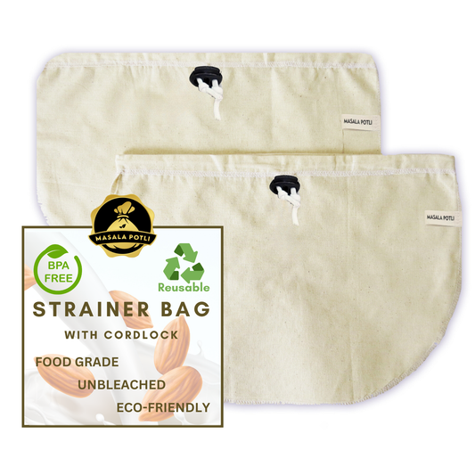 Strainer Bag (Pack of 2) for Yogurt, Nutmilk