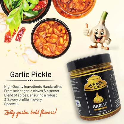 Masala Potli premium Garlic Pickle 500g product image