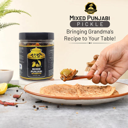Masala Potli Punjabi Pachranga Pickle made with mixed vegetables