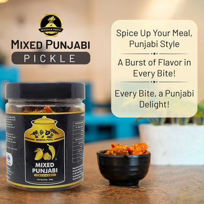 Masala Potli Mixed Pickle 500g front label