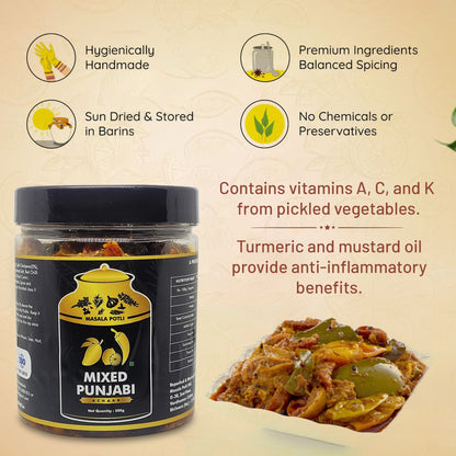 Masala Potli premium Mixed Vegetable Pickle 500g